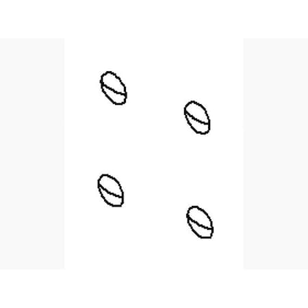 Kohler Screw Cover Kit, Back Panel-Sp 1176173-0